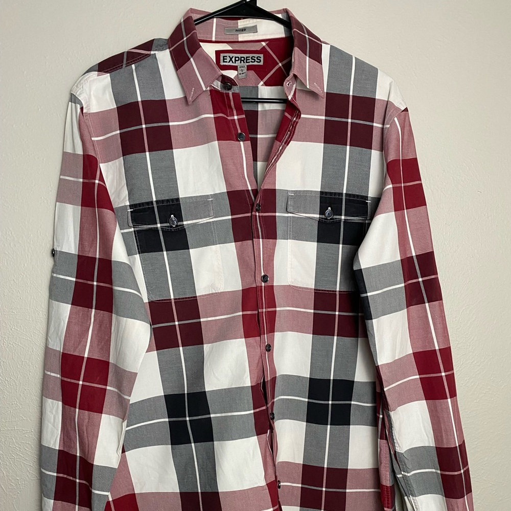 Express Long-sleeve Fitted Shirt